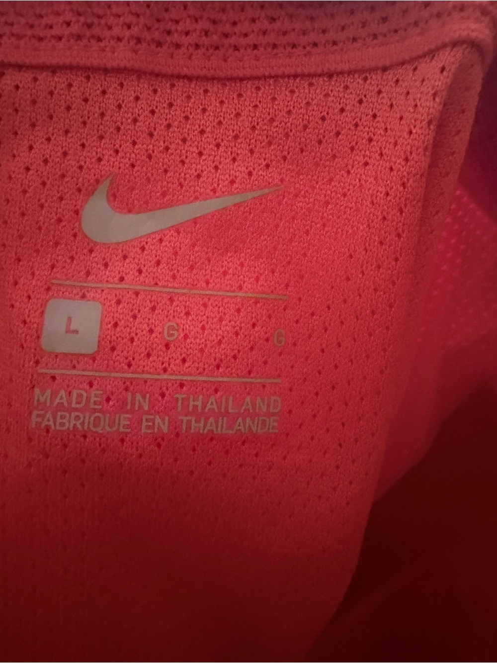 Nike Pullover Orange and Navy Short-Sleeve Half-Zip - Picture 5 of 5